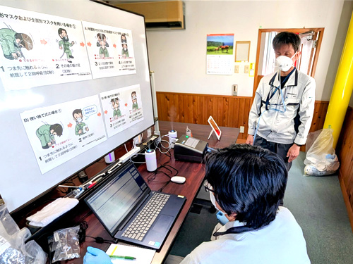 静岡県産業環境センターでのフィットテスト